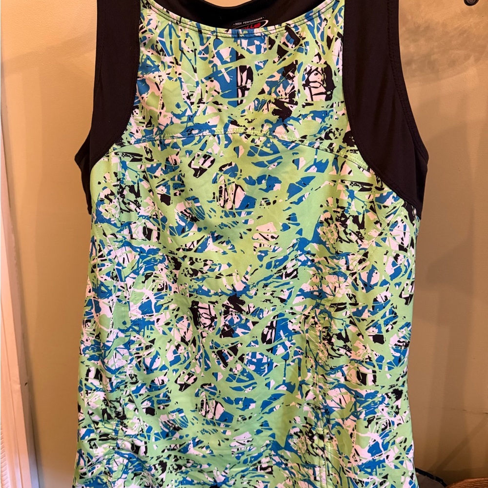 Bolle Blue Graphic Tank Top with Relaxed Fit